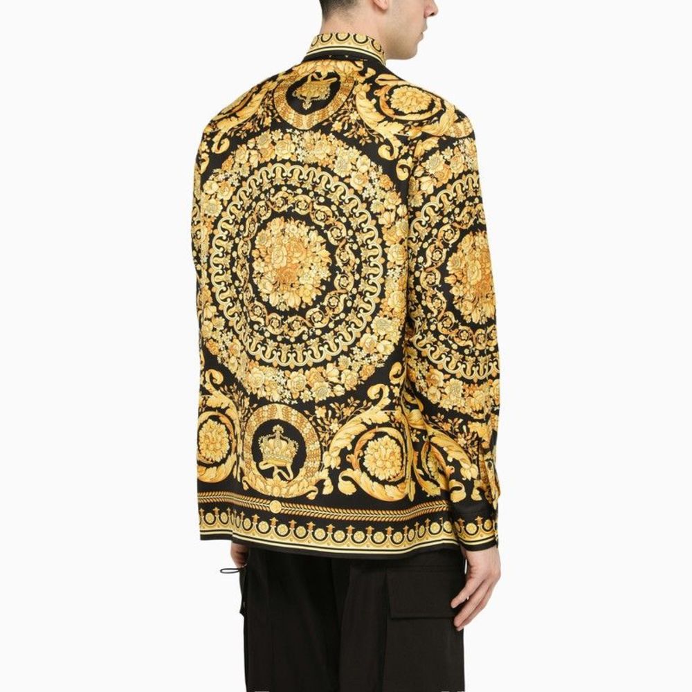 Versace Barocco Black/Gold Shirt - Picture 3 of 4